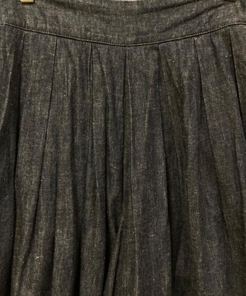 HARVESTY（ハーベスティー）HARVESTY (ハーベスティー) 綿麻デニム サーカス キュロット インディゴ サイズ:1の古着・服飾アイテム