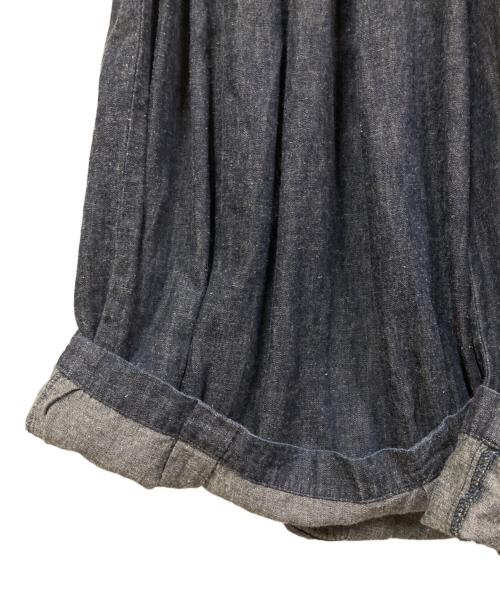 HARVESTY（ハーベスティー）HARVESTY (ハーベスティー) 綿麻デニム サーカス キュロット インディゴ サイズ:1の古着・服飾アイテム