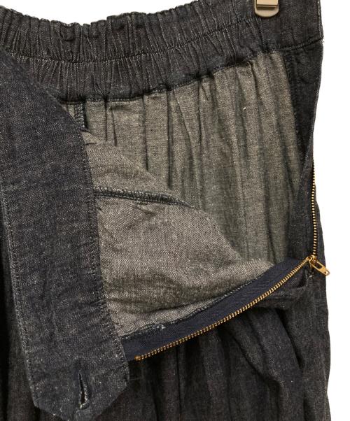 HARVESTY（ハーベスティー）HARVESTY (ハーベスティー) 綿麻デニム サーカス キュロット インディゴ サイズ:1の古着・服飾アイテム