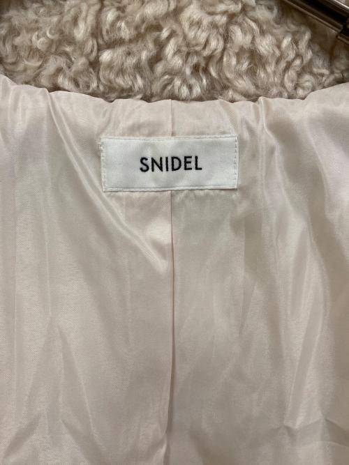 Snidel（スナイデル）Snidel (スナイデル) ツイードダウンジャケット スカイブルー サイズ:SIZE Freeの古着・服飾アイテム