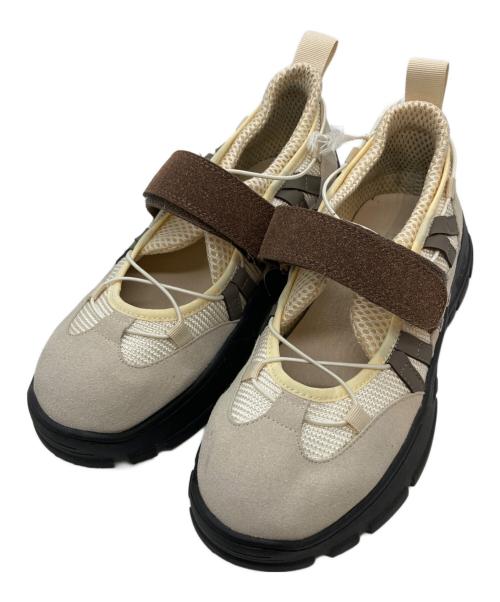 Rockfish Weatherwear（ロックフィッシュウェザーウェア）Rockfish Weatherwear (ロックフィッシュウェザーウェア) BRYN VELCRO SNEAKERS SUEDE ベージュ サイズ:SIZE UK5の古着・服飾アイテム