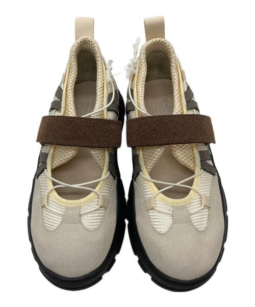 Rockfish Weatherwear（ロックフィッシュウェザーウェア）Rockfish Weatherwear (ロックフィッシュウェザーウェア) BRYN VELCRO SNEAKERS SUEDE ベージュ サイズ:SIZE UK5の古着・服飾アイテム