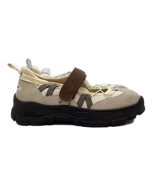 Rockfish Weatherwear（ロックフィッシュウェザーウェア）Rockfish Weatherwear (ロックフィッシュウェザーウェア) BRYN VELCRO SNEAKERS SUEDE ベージュ サイズ:SIZE UK5の古着・服飾アイテム