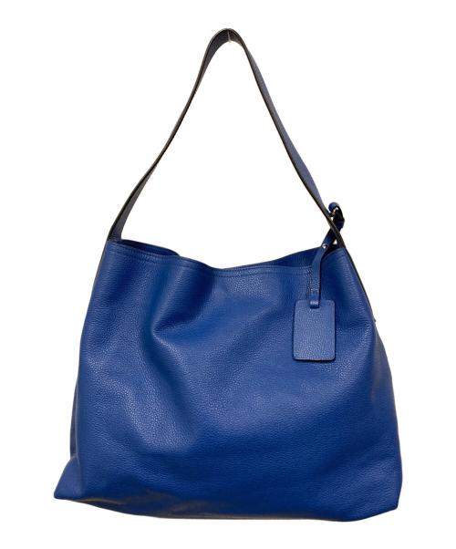 EMPORIO ARMANI（エンポリオアルマーニ）EMPORIO ARMANI (エンポリオアルマーニ) レザーワンショルダーバッグ ブルー サイズ:表記なしの古着・服飾アイテム