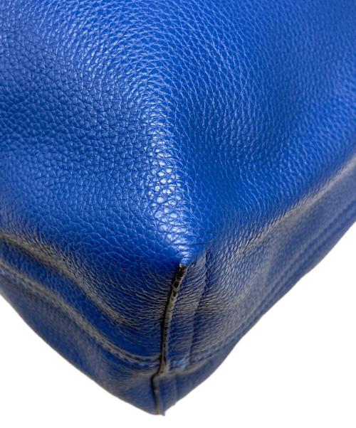 EMPORIO ARMANI（エンポリオアルマーニ）EMPORIO ARMANI (エンポリオアルマーニ) レザーワンショルダーバッグ ブルー サイズ:表記なしの古着・服飾アイテム