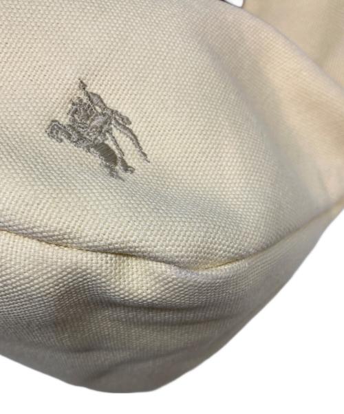 BURBERRY BLUE LABEL（バーバリー ブルー レーベル）BURBERRY BLUE LABEL (バーバリーロンドンブルーレーベル) キャンバスショルダーバッグ イエロー サイズ:表記なしの古着・服飾アイテム