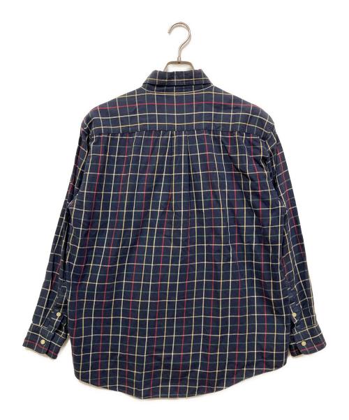 Burberry's（バーバリー）Burberry's (バーバリーズ) チェックシャツ ネイビー サイズ:SIZE XLの古着・服飾アイテム