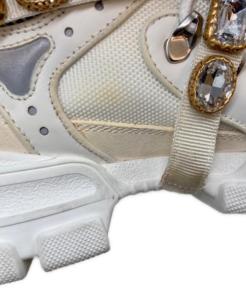 GUCCI（グッチ）GUCCI (グッチ) FLASHTREK SAGA ホワイト サイズ:SIZE 35の古着・服飾アイテム