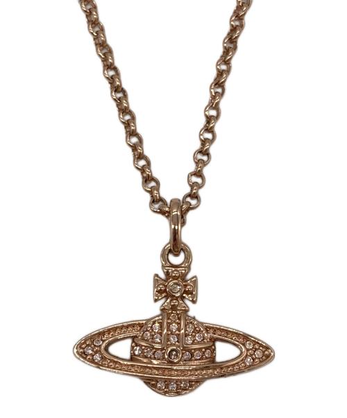 Vivienne Westwood（ヴィヴィアンウエストウッド）Vivienne Westwood (ヴィヴィアンウエストウッド) MINI BAS RELIEF ピンクゴールドの古着・服飾アイテム