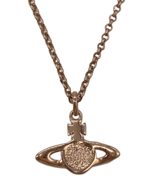 Vivienne Westwood（ヴィヴィアンウエストウッド）Vivienne Westwood (ヴィヴィアンウエストウッド) MINI BAS RELIEF ピンクゴールドの古着・服飾アイテム