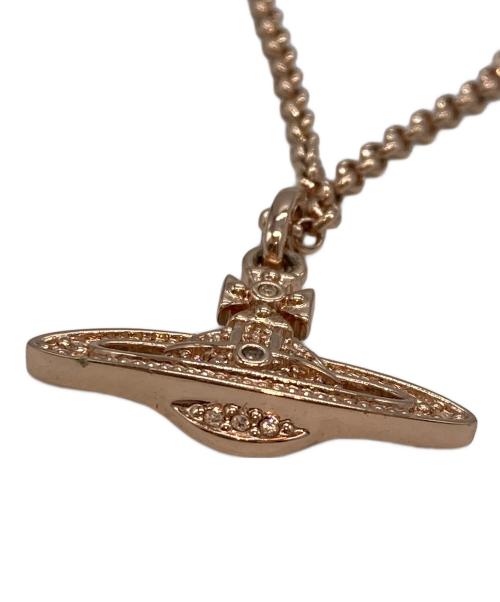 Vivienne Westwood（ヴィヴィアンウエストウッド）Vivienne Westwood (ヴィヴィアンウエストウッド) MINI BAS RELIEF ピンクゴールドの古着・服飾アイテム