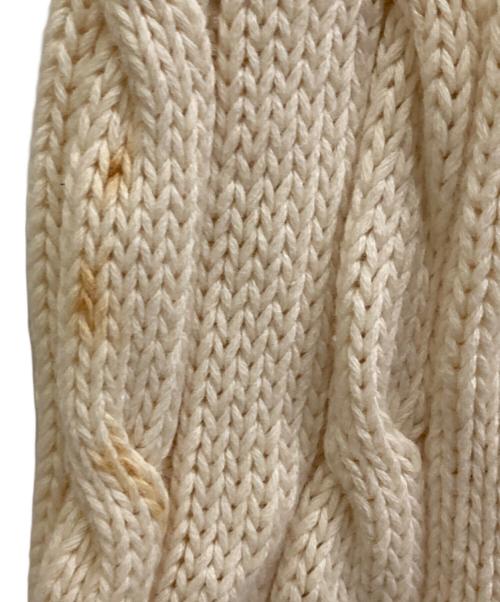 POLO RALPH LAUREN（ポロ・ラルフローレン）POLO RALPH LAUREN (ポロ・ラルフローレン) ケーブルニット ベージュ サイズ:SIZE XLの古着・服飾アイテム