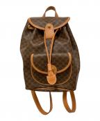 CELINEセリーヌ）の古着「マカダム柄リュック」｜ブラウン