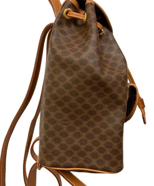 CELINE（セリーヌ）CELINE (セリーヌ) マカダム柄リュック ブラウン サイズ:表記なしの古着・服飾アイテム