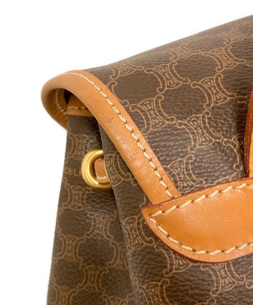 CELINE（セリーヌ）CELINE (セリーヌ) マカダム柄リュック ブラウン サイズ:表記なしの古着・服飾アイテム