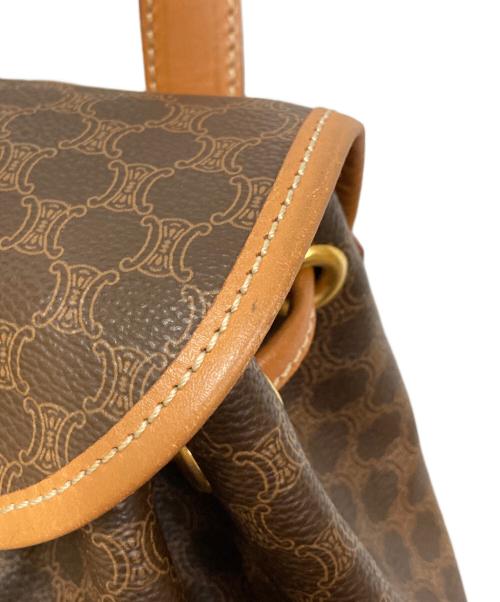 CELINE（セリーヌ）CELINE (セリーヌ) マカダム柄リュック ブラウン サイズ:表記なしの古着・服飾アイテム