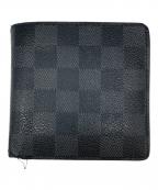 LOUIS VUITTONルイ ヴィトン）の古着「2つ折り財布」｜ブラック