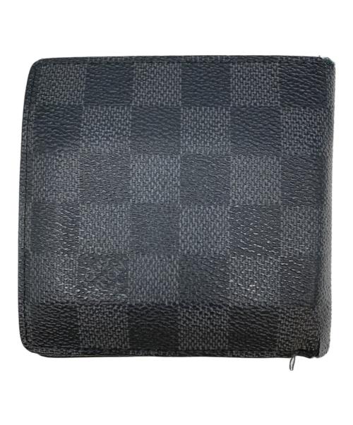 LOUIS VUITTON（ルイ ヴィトン）LOUIS VUITTON (ルイ ヴィトン) 2つ折り財布 ブラックの古着・服飾アイテム
