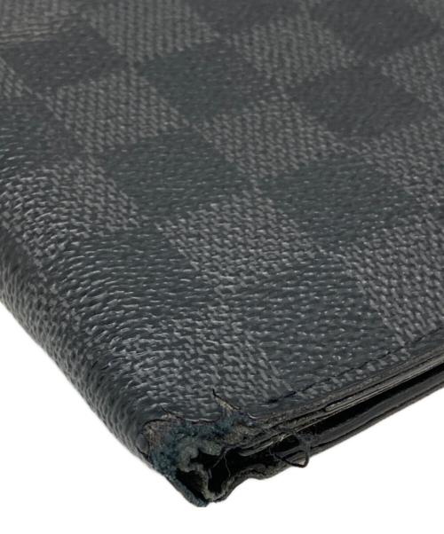 LOUIS VUITTON（ルイ ヴィトン）LOUIS VUITTON (ルイ ヴィトン) 2つ折り財布 ブラックの古着・服飾アイテム