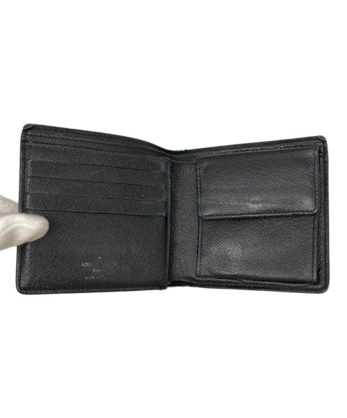 LOUIS VUITTON（ルイ ヴィトン）LOUIS VUITTON (ルイ ヴィトン) 2つ折り財布 ブラックの古着・服飾アイテム