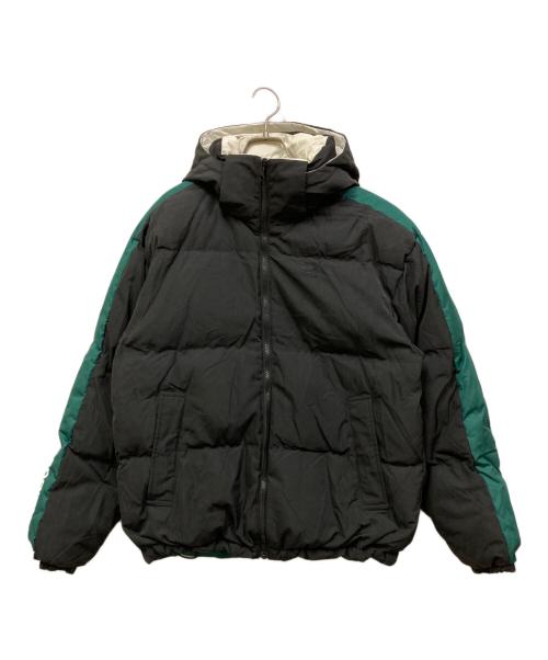 adidas（アディダス）adidas (アディダス) JKT DOWN REV ブラック×グリーン サイズ:SIZE Sの古着・服飾アイテム