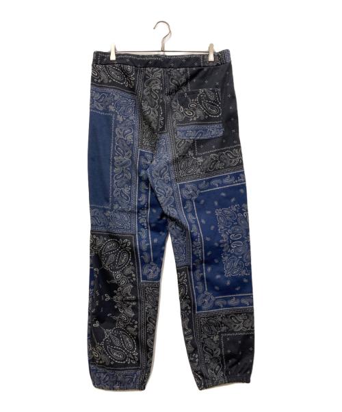 RVCA（ルーカ）RVCA (ルーカ) PATCHWORK BANDANA SWEAT PANTS ネイビー サイズ:SIZE XLの古着・服飾アイテム