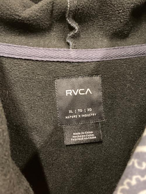 RVCA（ルーカ）RVCA (ルーカ) PATCHWORK BANDANA HOODIE ネイビー サイズ:SIZE XLの古着・服飾アイテム