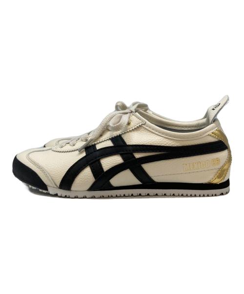 Onitsuka Tiger（オニツカタイガー）Onitsuka Tiger (オニツカタイガー) MEXICO'66 Cream Black サイズ:SIZE 24cmの古着・服飾アイテム