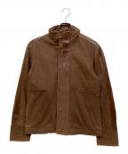 SUXUSサクスス）の古着「レザージャケット」｜ブラウン