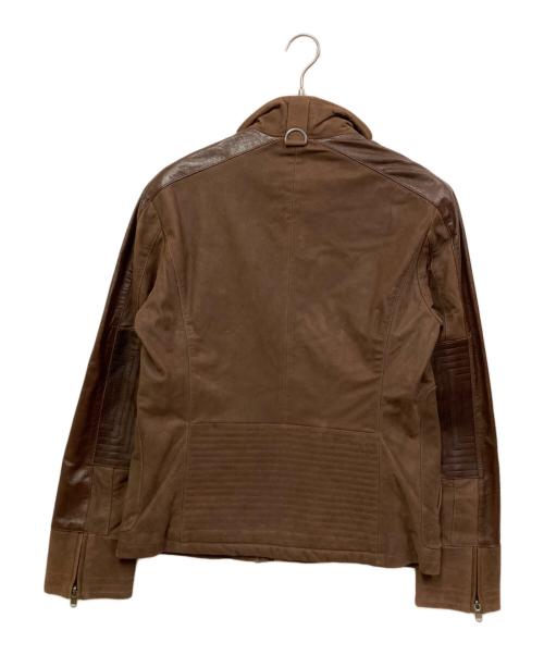 SUXUS（サクスス）SUXUS (サクスス) レザージャケット ブラウン サイズ:SIZE 50の古着・服飾アイテム