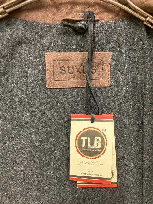 SUXUS（サクスス）SUXUS (サクスス) レザージャケット ブラウン サイズ:SIZE 50の古着・服飾アイテム