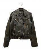 ZARAザラ）の古着「ライダースジャケット」｜ブラック