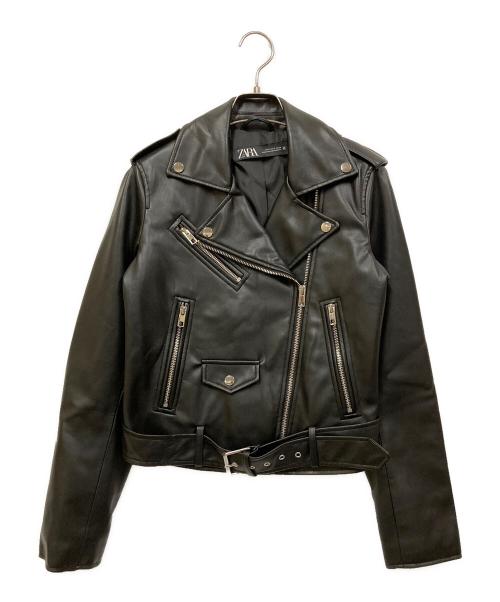 ZARA（ザラ）ZARA (ザラ) ライダースジャケット ブラック サイズ:SIZE Sの古着・服飾アイテム