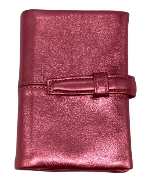 BRIT HOUSE（ブリットハウス）BRIT HOUSE (ブリットハウス) システム手帳カバー ピンクの古着・服飾アイテム