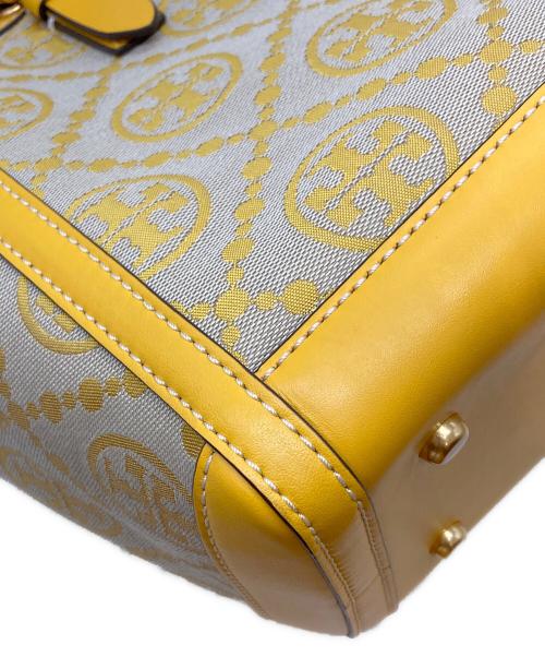TORY BURCH（トリーバーチ）TORY BURCH (トリーバーチ) MONOGRAM Jacquard Small Tote Bag ベージュの古着・服飾アイテム