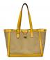 TORY BURCH（トリーバーチ）の古着「MONOGRAM Jacquard Small Tote Bag」｜ベージュ
