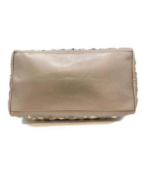 JIMMY CHOO（ジミーチュウ）JIMMY CHOO (ジミーチュウ) トートバッグ サシャ ベージュの古着・服飾アイテム