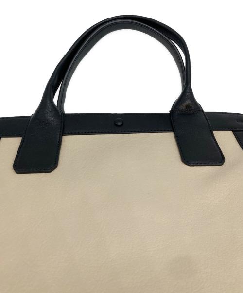 Chloe（クロエ）Chloe (クロエ) アリソン バイカラー トートバグ ホワイト×ブラックの古着・服飾アイテム