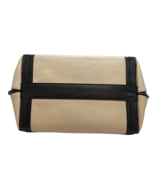 Chloe（クロエ）Chloe (クロエ) アリソン バイカラー トートバグ ホワイト×ブラックの古着・服飾アイテム