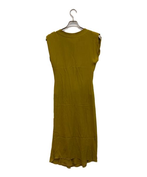 Maison Margiela（メゾンマルジェラ）Maison Margiela (メゾンマルジェラ) ノースリーブワンピース マスタード サイズ:40の古着・服飾アイテム