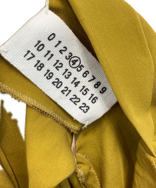 Maison Margiela（メゾンマルジェラ）Maison Margiela (メゾンマルジェラ) ノースリーブワンピース マスタード サイズ:40の古着・服飾アイテム