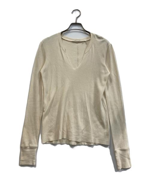 HELMUT LANG（ヘルムートラング）HELMUT LANG (ヘルムートラング) ロングスリーブカットソー ベージュ サイズ:XSの古着・服飾アイテム