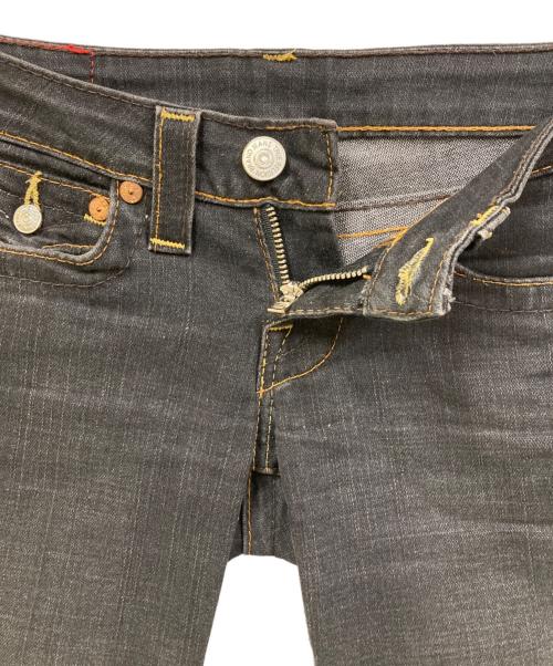 TRUE RELIGION（トゥルー レリジョン）TRUE RELIGION (トゥルー レリジョン) ＲＡＩＮＢＯＷ ＪＯＥＹ フレアデニム インディゴ サイズ:SIZE 61cm (W24)の古着・服飾アイテム