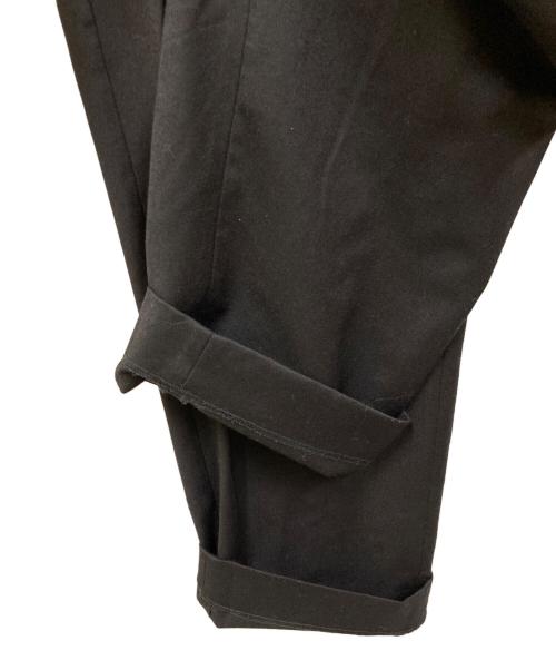 TOTEM（トーテム）TOTEM (トーテム) DEEP PLEAT TROUSERS ブラック サイズ:SIZE 34の古着・服飾アイテム