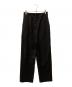 TOTEM (トーテム) DEEP PLEAT TROUSERS ブラック サイズ:SIZE 34：4000円