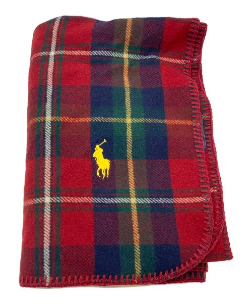 POLO RALPH LAUREN（ポロ・ラルフローレン）POLO RALPH LAUREN (ポロ・ラルフローレン) ヒンスデール ウールハーフブランケット サイズ:100×140㎝ 未使用品の古着・服飾アイテム
