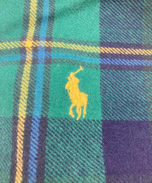 POLO RALPH LAUREN（ポロ・ラルフローレン）POLO RALPH LAUREN (ポロ・ラルフローレン) ヒンスデール ウールハーフブランケット サイズ:100×140㎝ 未使用品の古着・服飾アイテム