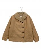 otoaaオトアー）の古着「ショールカラーパデッドコート」｜ベージュ
