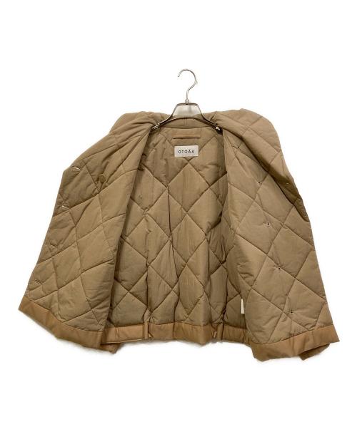 otoaa（オトアー）otoaa (オトアー) ショールカラーパデッドコート ベージュ サイズ:SIZE 2の古着・服飾アイテム