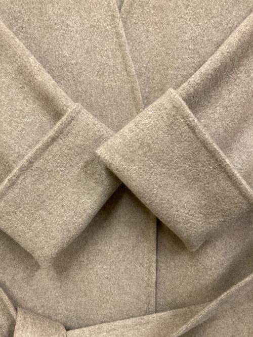 AP STUDIO（エーピーストゥディオ）AP STUDIO (エーピーストゥディオ) スーパー140s リバーコート ベージュ サイズ:SIZE 38の古着・服飾アイテム